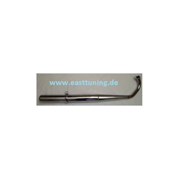 AOA2 Auspuff S51 mit Mutter, geklemmt neu